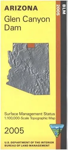 Map: Glen Canyon Dam - Surface Management [Paperback] Blm 1