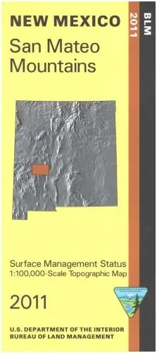 Map: San Mateo Mts - Surface Management [Paperback] Blm 1