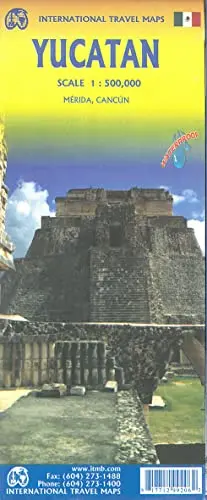 Yucatan Travel Reference(Waterproof) 1:600K [Map] Itmb Publishing Ltd 1
