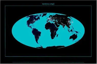 World, Cities At Night, 1