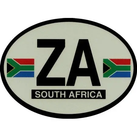 Innovative Ideas South Africa Reflective Oval Decal 1