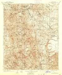 Bradshaw Mountains, Arizona 1903 (30'×30' Topographic Quadrangle) 1