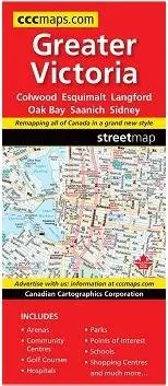 Greater Victoria, British Columbia, Street Map Canadian Cartographics Corporation 1
