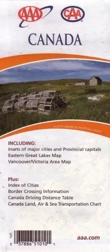 Aaa Caa Canada: Including Insets Of Major Cities & Provincial Capitals, Eastern Great Lakes Map, Van [Map] [Jan 01, 2007] Aaa 1
