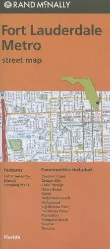 Rand Mcnally Folded Map: Fort Lauderdale Metro Street Map [Map] Rand Mcnally 1