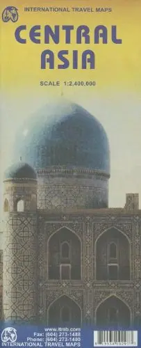 1. Central Asia Travel Reference Map 1:2.400.000 [Map] International Travel Maps And Books 1
