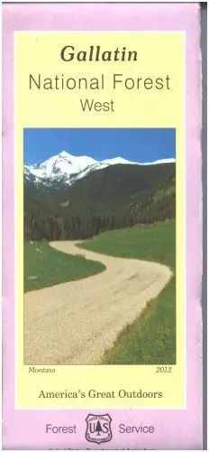 Gallatin National Forest, West Half Topographic Map [Map] 1