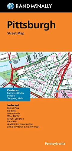 Pittsburgh Street Map (Pennsylvania) 1