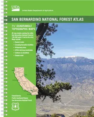 San Bernardino National Forest Atlas [Spiral-Bound] U.S. Forest Service 1