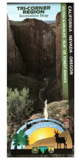 Tri-Corner Region Recreation Map (California-Nevada-Oregon) 1