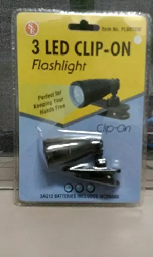 3 Led Clip-On Flashlight 1