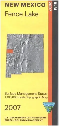 Map: Fence Lake - Surface Management [Paperback] Blm 1