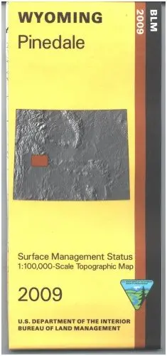 Map: Pinedale - Surface Mangement [Paperback] Blm 1