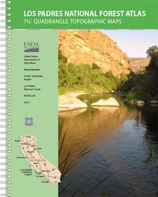 Los Padres National Forest Atlas [Spiral-Bound] National Forest Service 1
