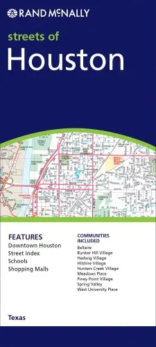 Rand Mcnally Houston: Texas City Map Rand Mcnally And Company 1