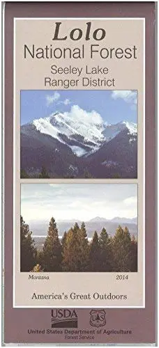 Map: Lolo National Forest- Seeley Rd [Paperback] Forest Service 1