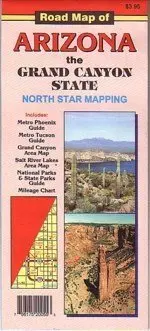Road Map Of Arizona The Grand Canyon State [Map] North Star Mapping 1