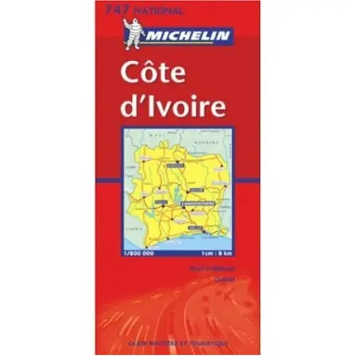 Michelin Map No. 747 Ivory Coast (Cote D'ivoire) (French Edition) [Map] Michelin Travel Publications And Michelin Staff 1