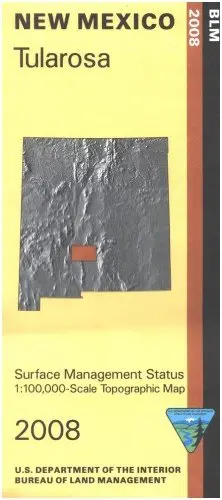 Map: Tularosa - Surface Management [Paperback] Blm 1