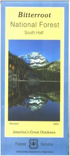 Bitterroot National Forest Map - South Half 1
