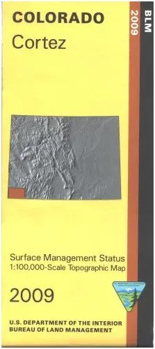 Map: Cortez Surface Management [Paperback] Blm 1