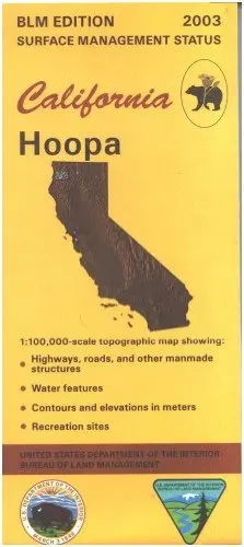 Map: Hoopa - Surface Management [Paperback] Blm 1