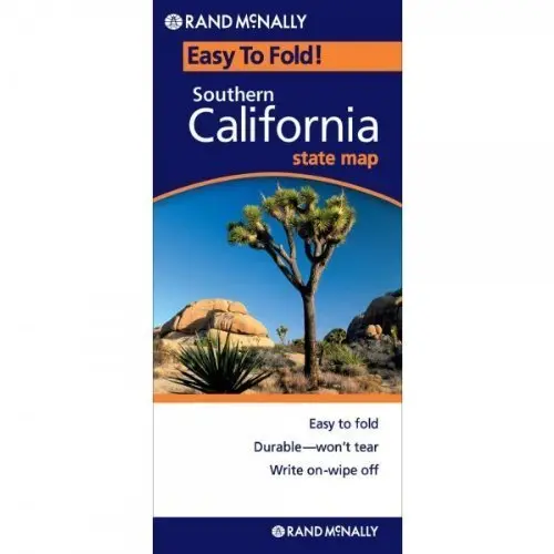 Southern California State Map [Map] Rand Mcnally 1
