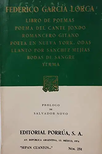 Federico Garcia Lorca Libro De Poemas [Paperback] Lorca 1