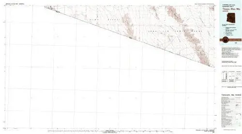 Tinajas Atlas Mts. Arizona 1:100,000-Scale Usgs Topographic Map: 30 X 60 Minute Series (1980) [Map] United States Geological Survey 1