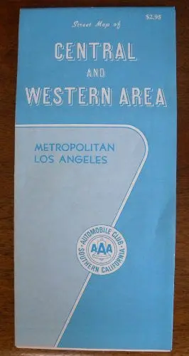 Central And Western Area, Metropolitan Los Angeles Automobile Club Of Southern California 1