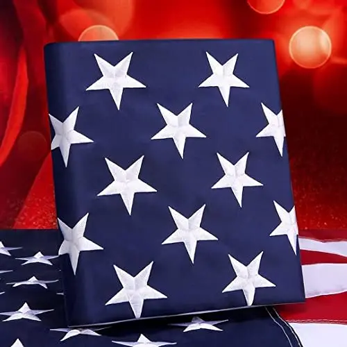 5'×3' Embroidered 210D Nylon United States Flag 1