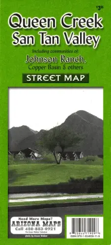 Queen Creek · San Tan Valley Including Communities Of Johnson Ranch, Copper Basin, & Others Street M [Map] Wide World Maps & More! 1