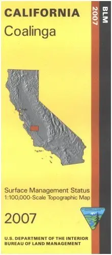 Map: Coalinga - Surface Management [Paperback] Blm 1