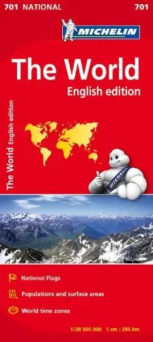 The World: English Edition (National Map 701) [Map] Michelin Travel Partner 1