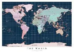 World, Pol, 24X36, Lam 1