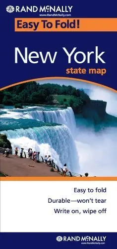 2009 Easy To Fold! New York State Map (Laminated Easyfinder Folded Maps) Archival Copy 1