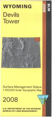 Map: Devil`S Tower - Surface Management [Paperback] Blm 1