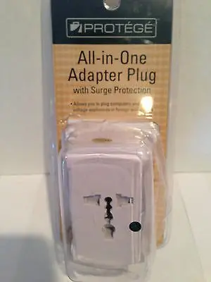 All-In-One Adapter Plug W/ Surge Protection & 4 International Plugs 1