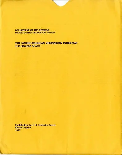 North American Vegetation Index Map (Gia0026d) [Map] Jeffery C. Eidenshink 1