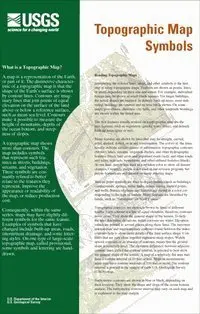 Topographic Map Symbols [Gloss Laminated] [Pamphlet] United States Geological Survey 1