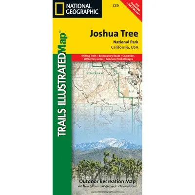 National Geographic Trails Illustrated Joshua Tree: National Park California, Usa [Map] Illustrated Staff Trails 1