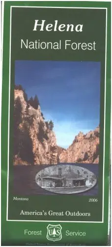 Map: Helena National Forest [Paperback] Forest Service 1