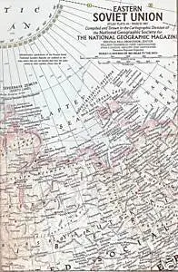 Eastern Soviet Union (National Geographic Map, Atlas Plate 46) [Map] Melville Bell Grosvenor 1