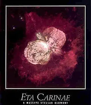 Eta Carinae: A Massive Stellar Blowout Gloss Laminated [Wall Chart] Jon Morse (University Of Colorado) And Kris Davidson (University Of Minnesota) 1