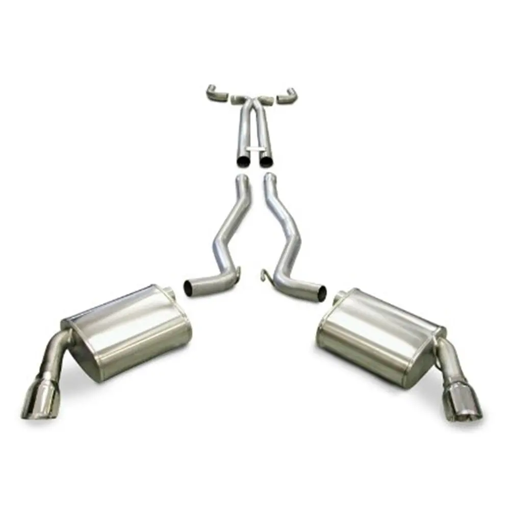 Camaro 3.6L V6, Sport Cat-Back System With Xo-Crossover, 4" Pro-Series Tips - Corsa 1