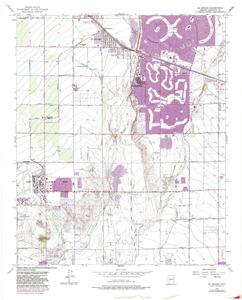 El Mirage 7.5' [Map] United States Geological Survey 1