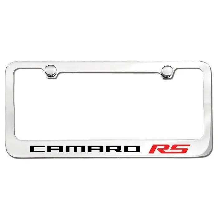 Camaro Rs License Frame : Chrome Plated 1