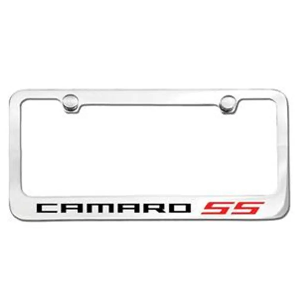 Camaro Ss License Frame : Chrome Plated 1