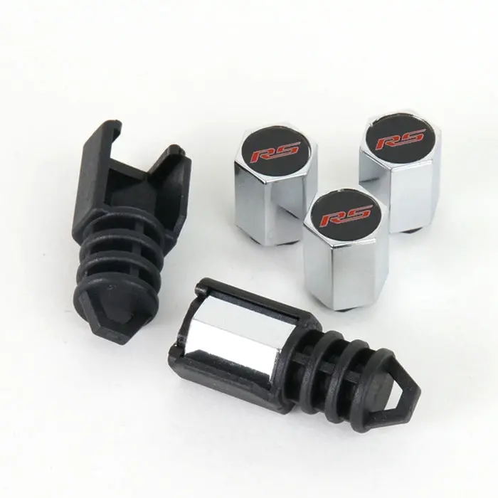 Camaro Valve Stem Cap Set - Theft Deterrent Rs 1
