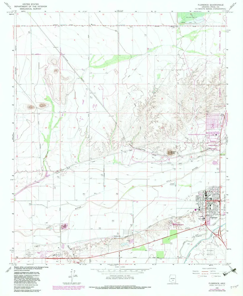 Florence 7.5' [Map] United States Geological Survey 1